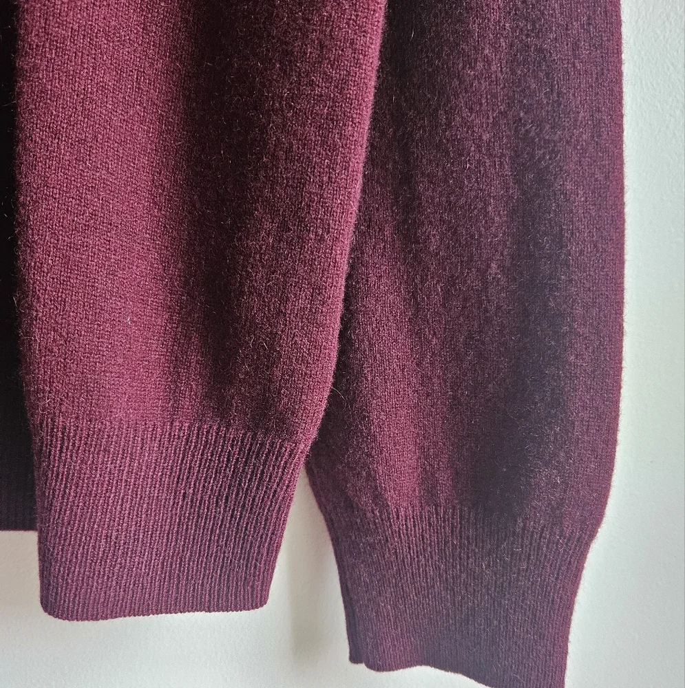 Black Brown 100% Cashmere Pullover Sweater in Men's L - Picture 7 of 16